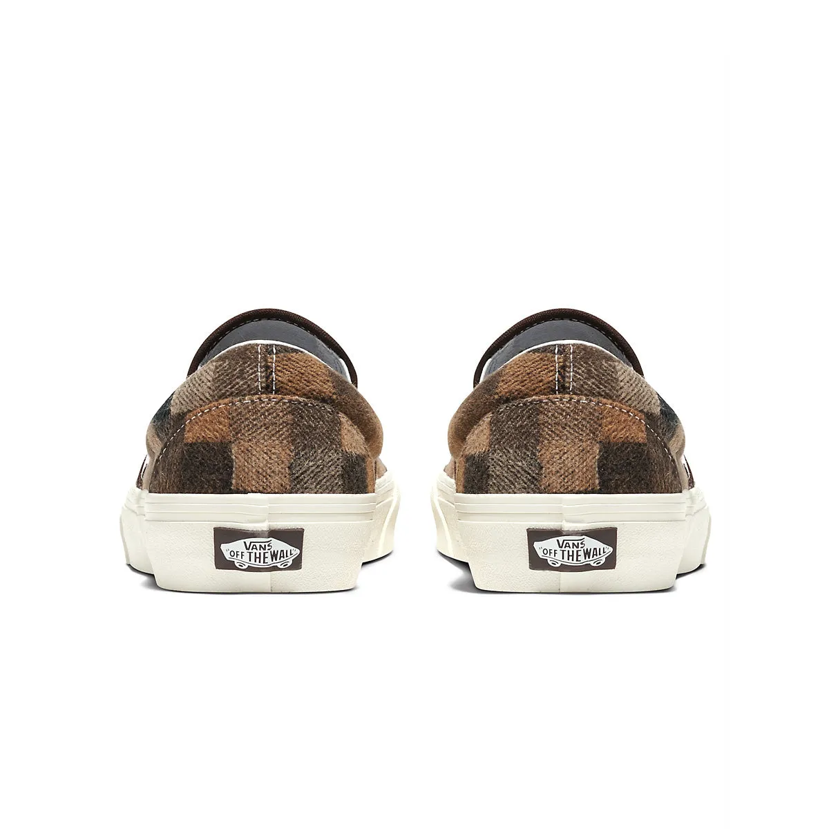 Classic Slip On 'Sweater Check Marron'