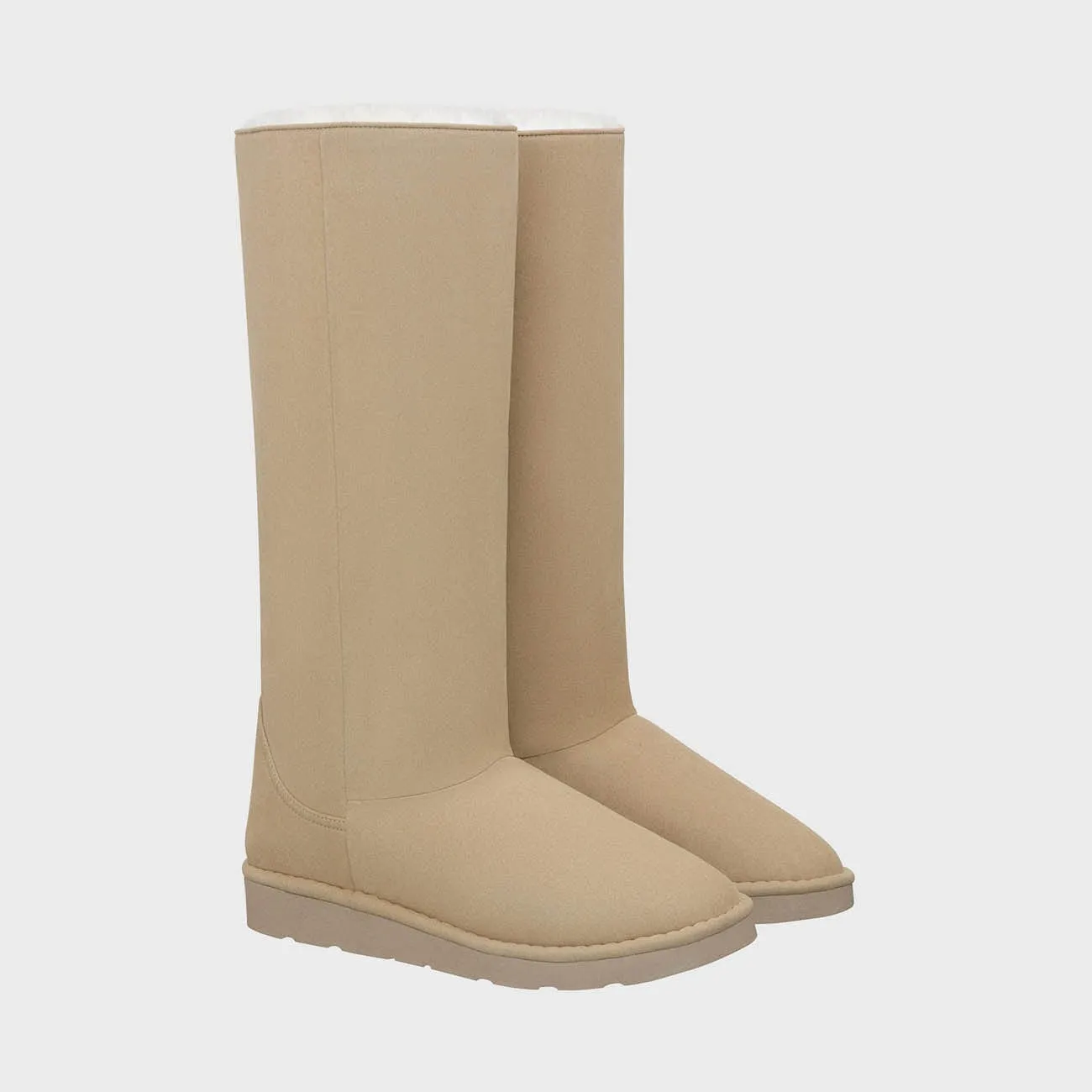 Bottes longues classiques unisexes avec doublure en fausse fourrure végane | Plusieurs couleurs