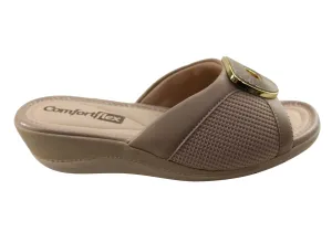 Sandales à plateforme confortables Comfortflex Hilda pour femmes, fabriquées au Brésil, chaussures Comfortflex