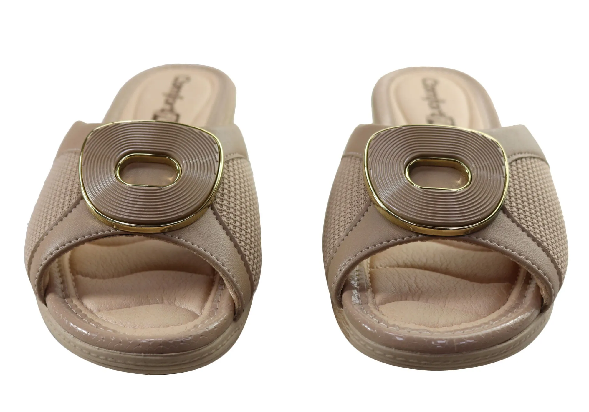 Sandales à plateforme confortables Comfortflex Hilda pour femmes, fabriquées au Brésil, chaussures Comfortflex
