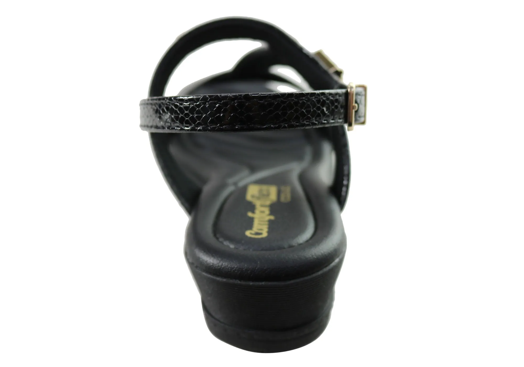 Sandales à talon compensé confortables pour femmes Comfortflex Natalie Fabriquées au Brésil Chaussures Comfortflex