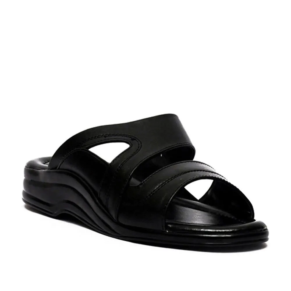 Chaussons décontractés Coolers (Noir) pour hommes 7123-143 par Liberty