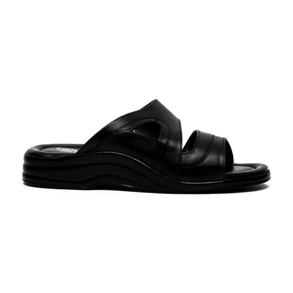 Chaussons décontractés Coolers (Noir) pour hommes 7123-143 par Liberty