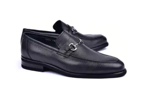 Corrente 5844 Mocassin souple en daim à enfiler - Noir