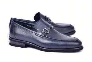 Corrente 5844 Mocassin souple en daim à enfiler - Marine