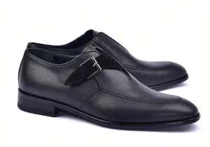 Corrente 6471 Chaussure à bride coulissante en cuir - Noir