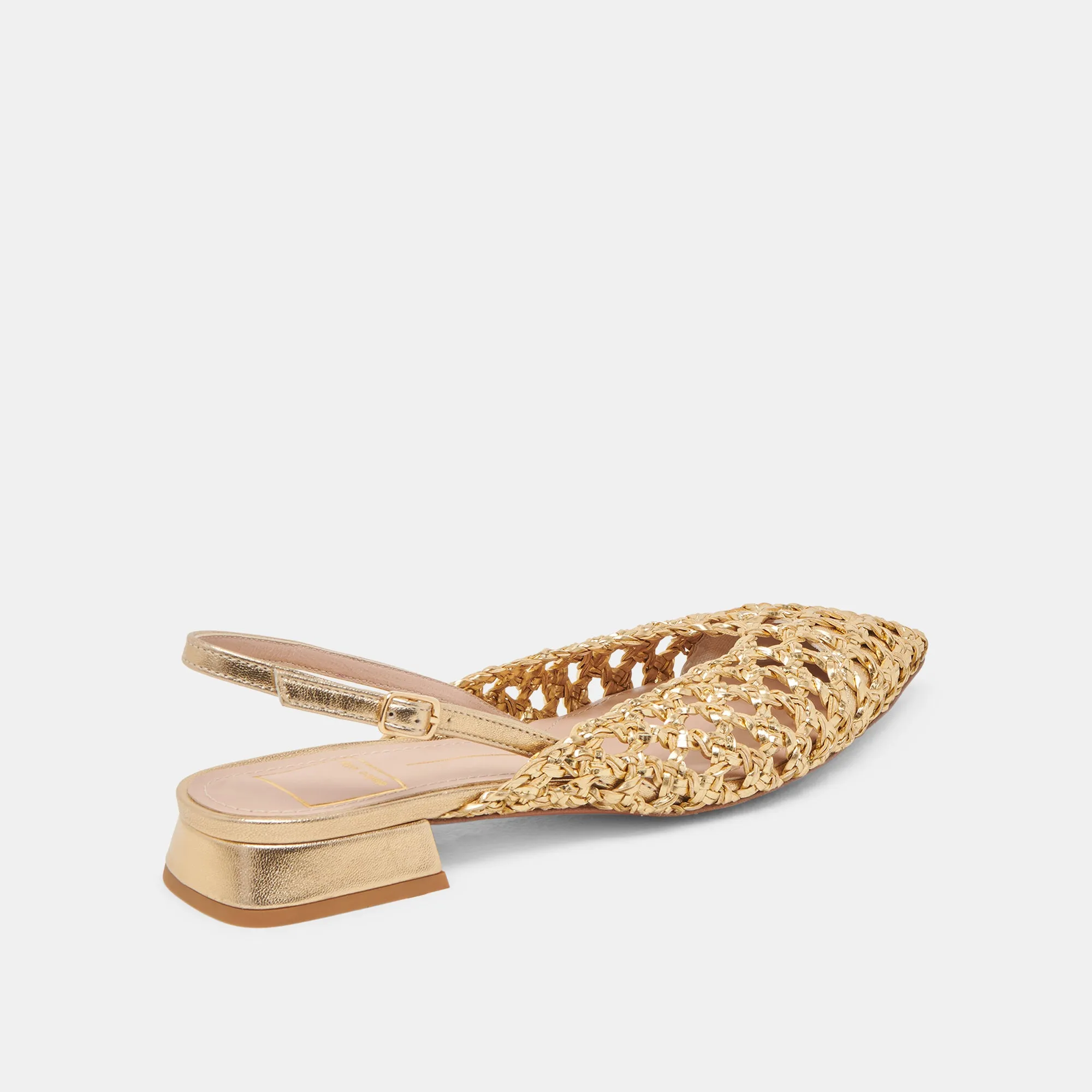 CYNDI FLATS EN OR TISSÉ