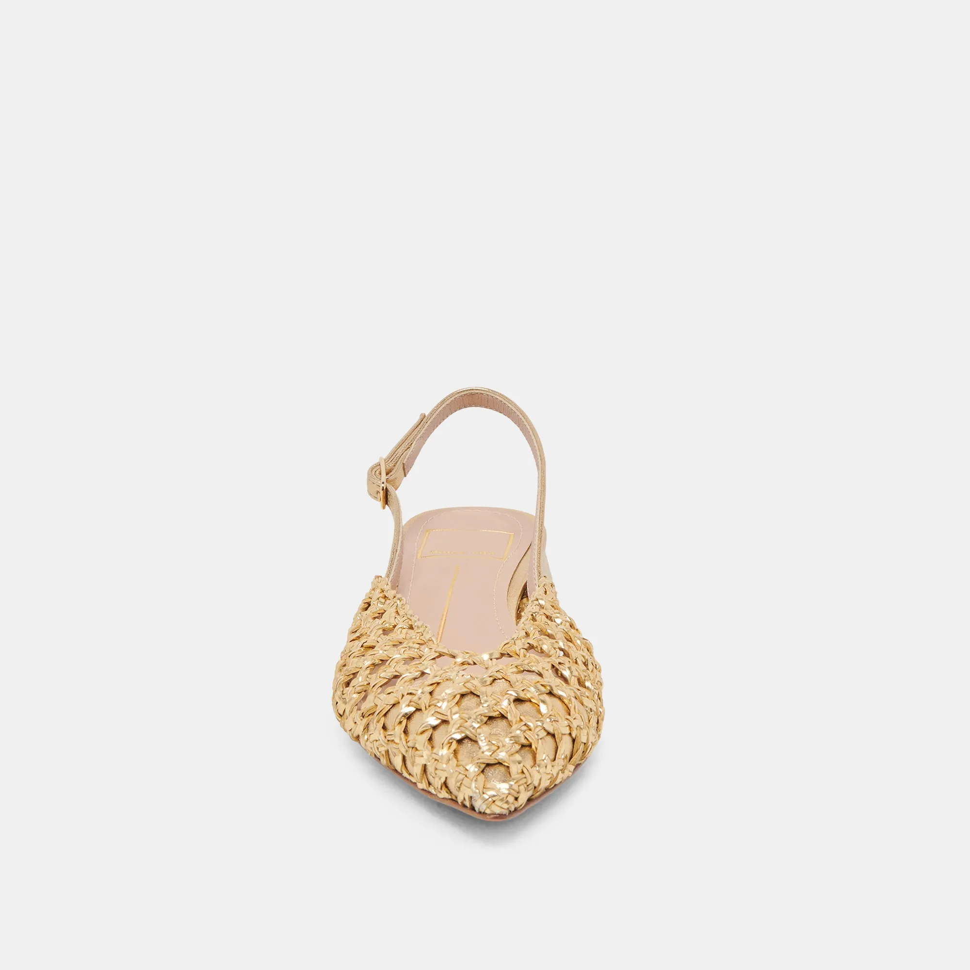 CYNDI FLATS EN OR TISSÉ