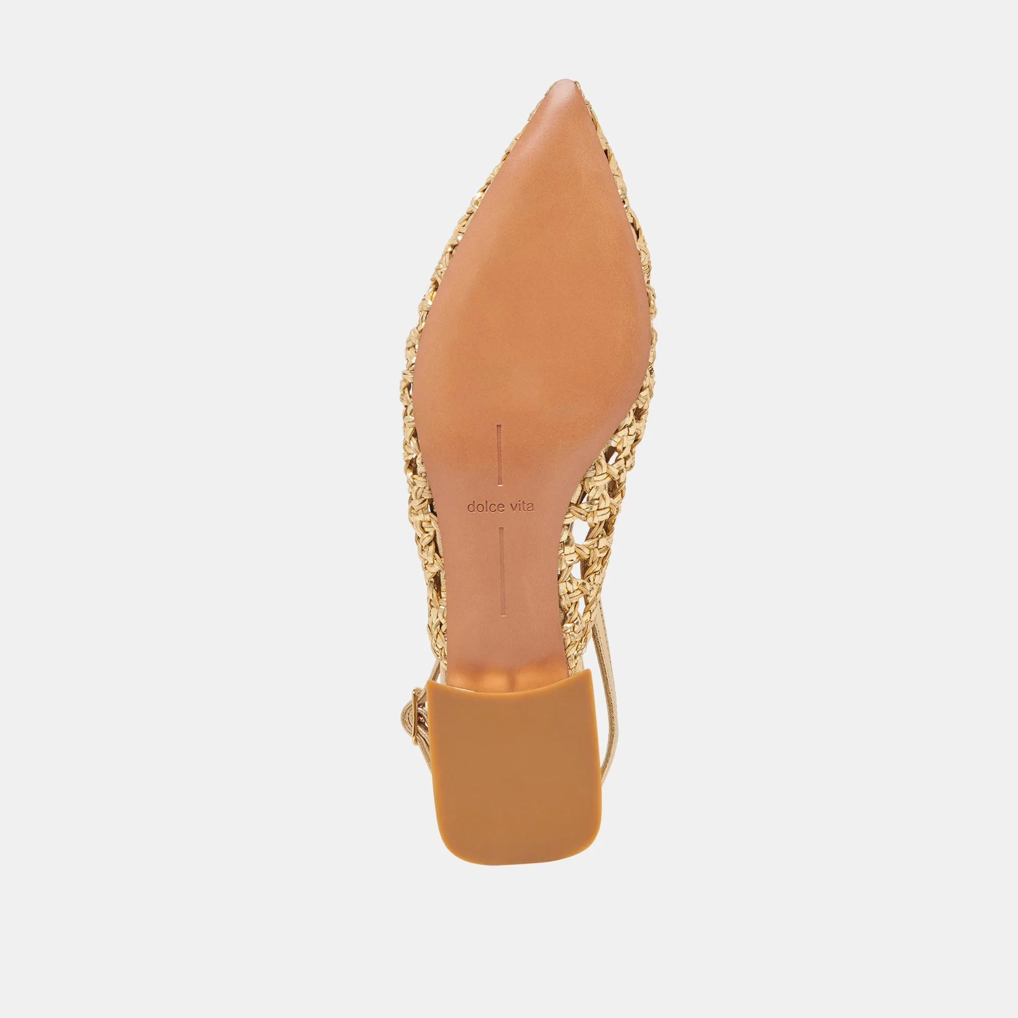 CYNDI FLATS EN OR TISSÉ