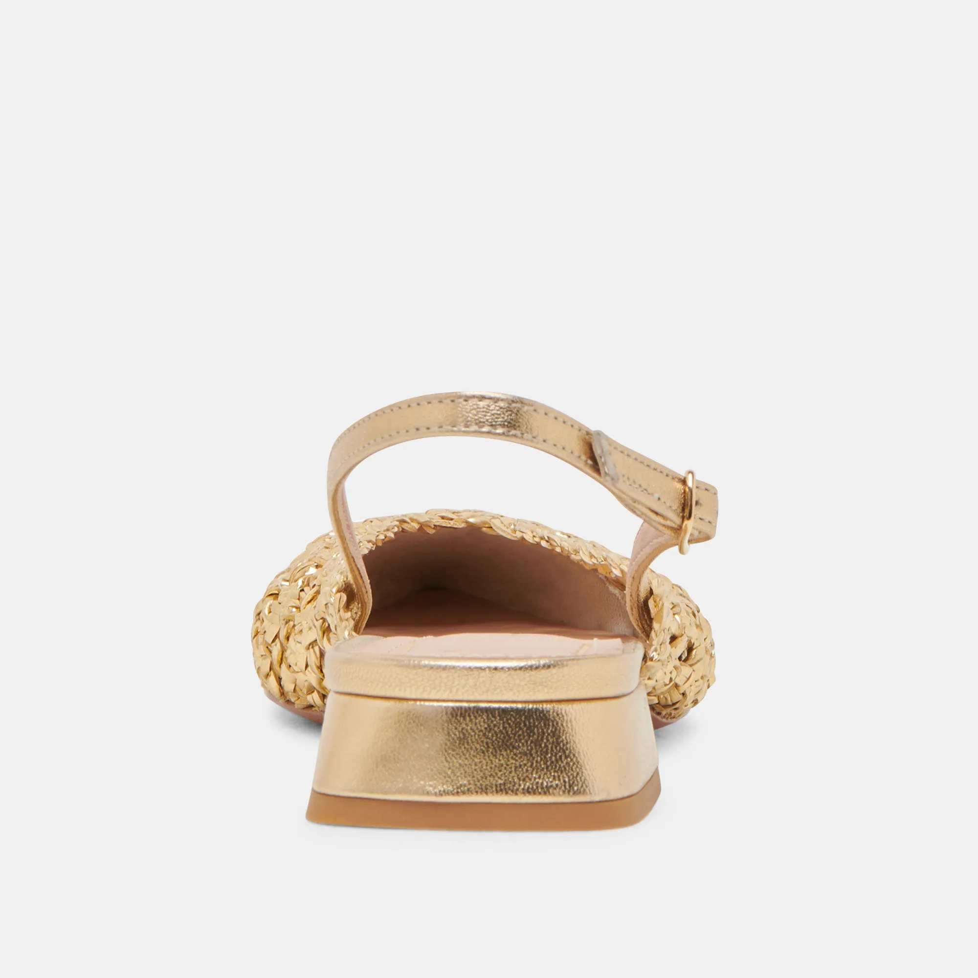 CYNDI FLATS EN OR TISSÉ