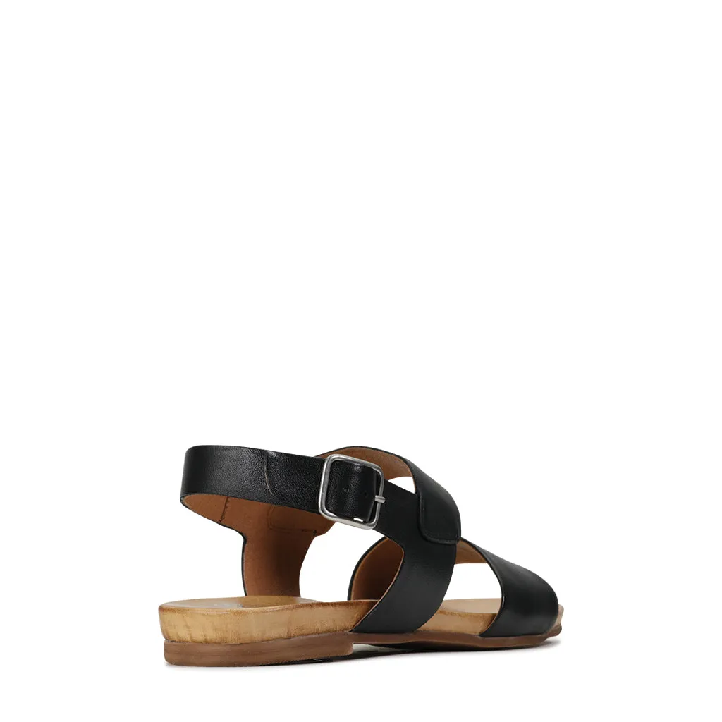 SANDALE DANA À TALON SLING EN CUIR