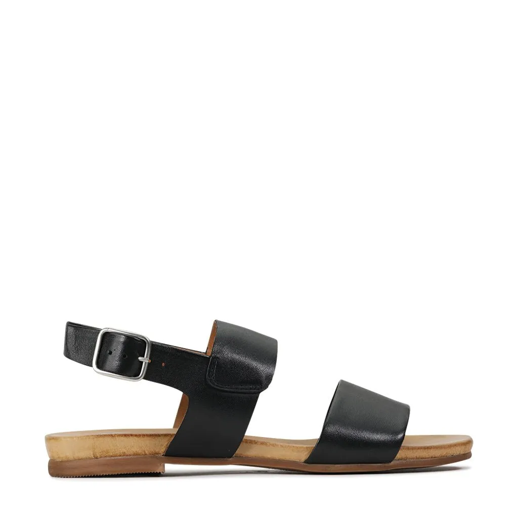 SANDALE DANA À TALON SLING EN CUIR