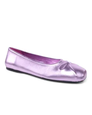 Ballerines métallisées Dancer en rose