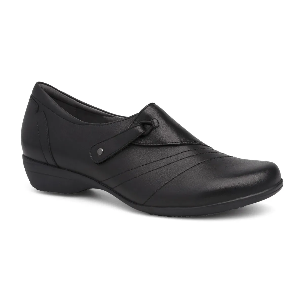 Dansko Femmes Franny Noir Nappa Brossé