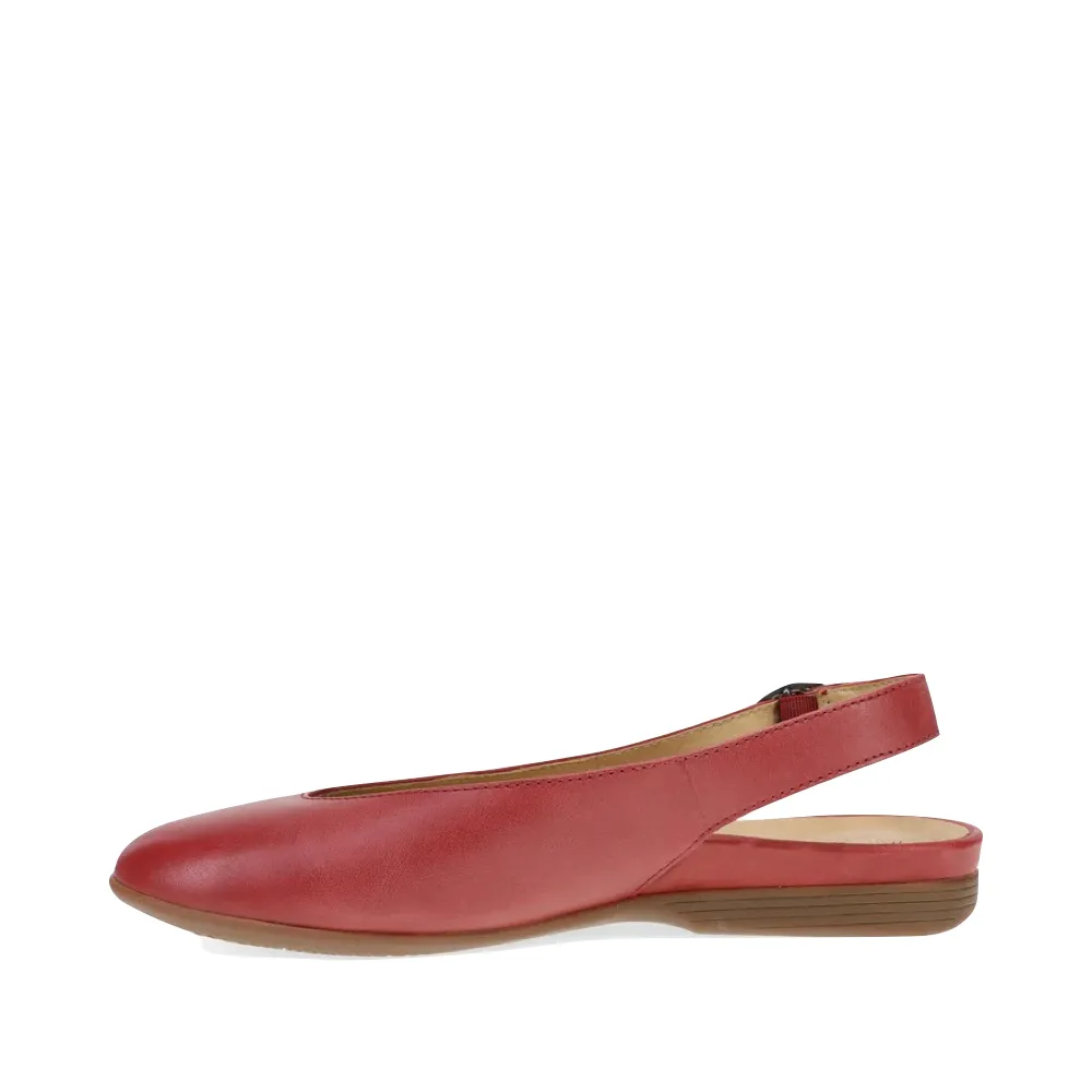 Dansko Femmes Lea Escarpin à Talon Nu en Rouge