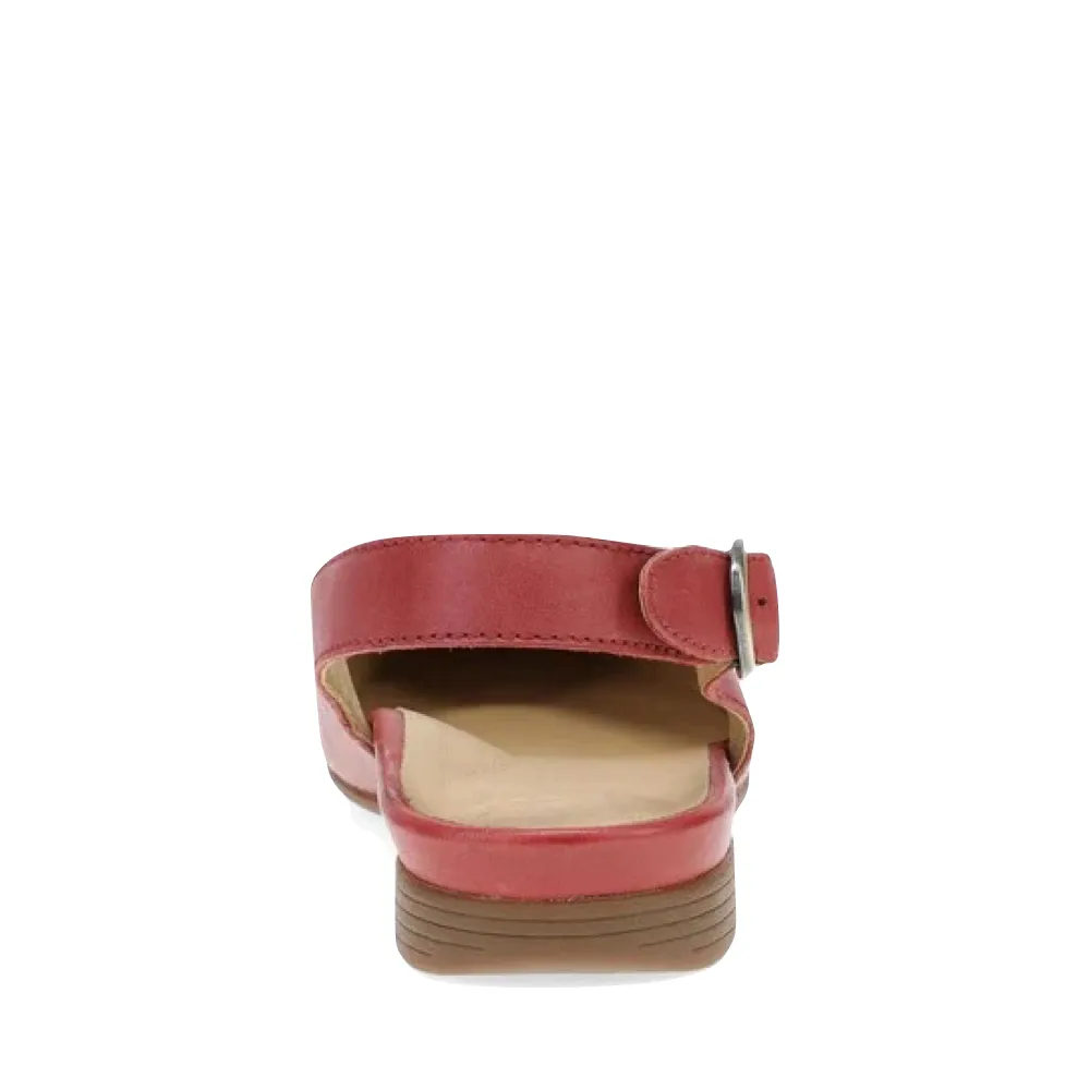 Dansko Femmes Lea Escarpin à Talon Nu en Rouge