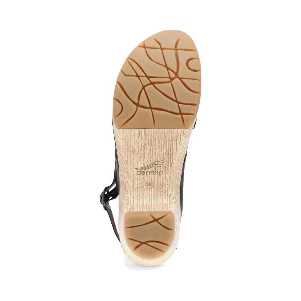 Dansko Lucia pour Femme, Sabot à Talon Fermé en Noir