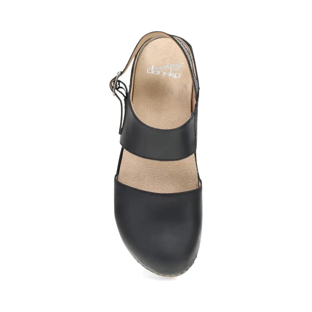 Dansko Lucia pour Femme, Sabot à Talon Fermé en Noir