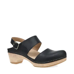 Dansko Lucia pour Femme, Sabot à Talon Fermé en Noir