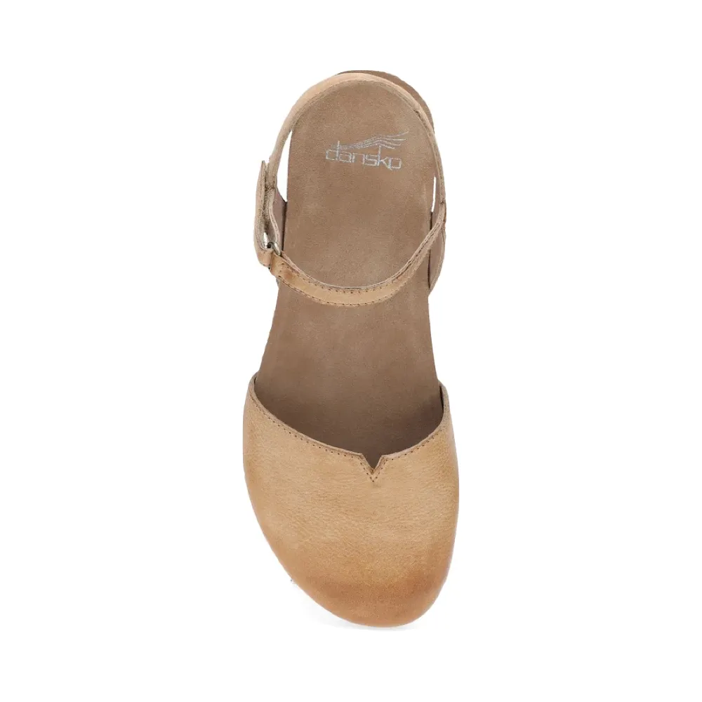 Sandale fermée Rowan pour femme de Dansko en miel brun