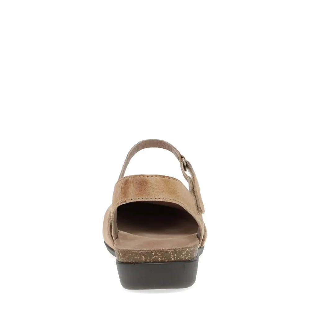 Sandale fermée Rowan pour femme de Dansko en miel brun