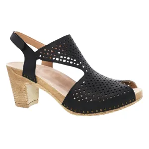 Dansko Femme Teagan Noir Cuir Nappa Brillant