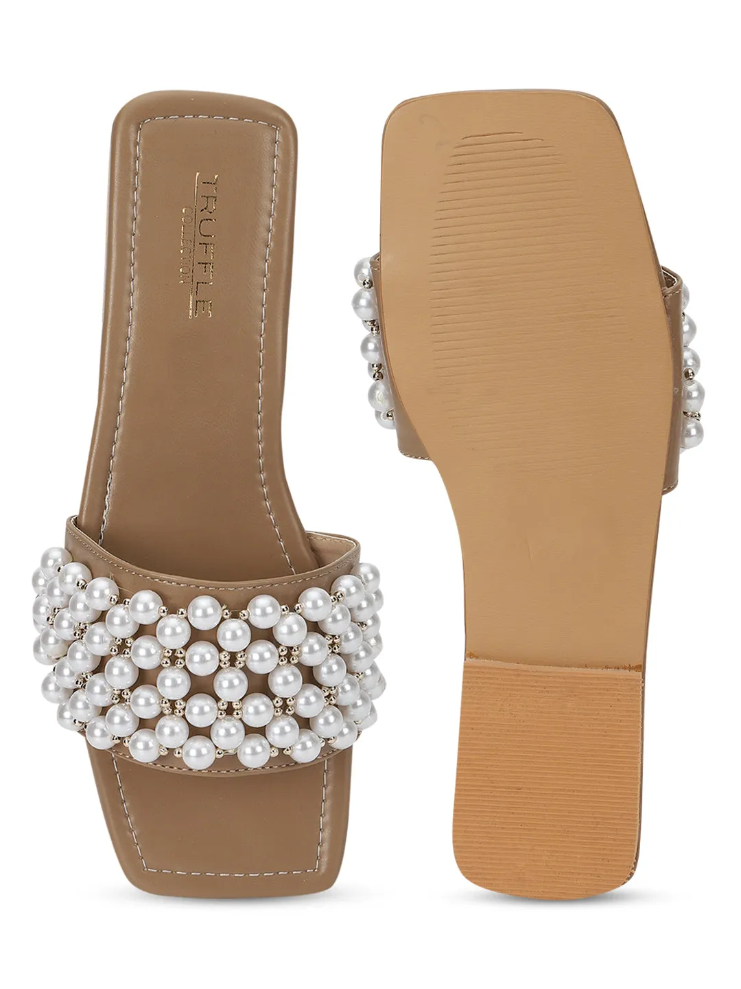 Escarpins Slip-On en PU Beige Foncé (TC-KL004-DBEIG)