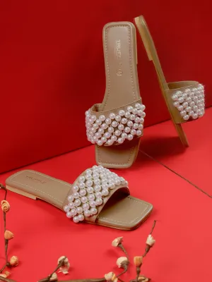 Escarpins Slip-On en PU Beige Foncé (TC-KL004-DBEIG)