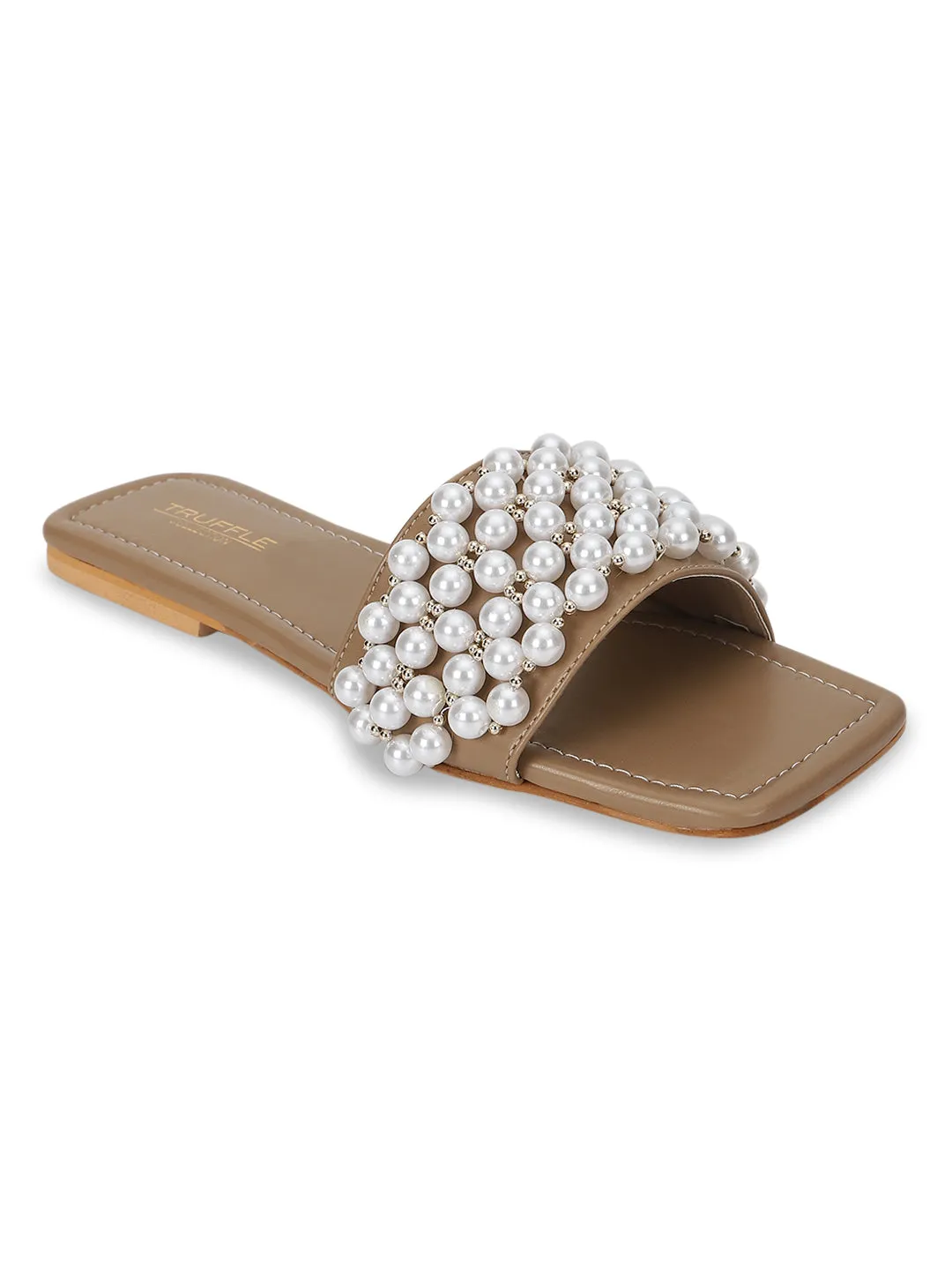 Escarpins Slip-On en PU Beige Foncé (TC-KL004-DBEIG)