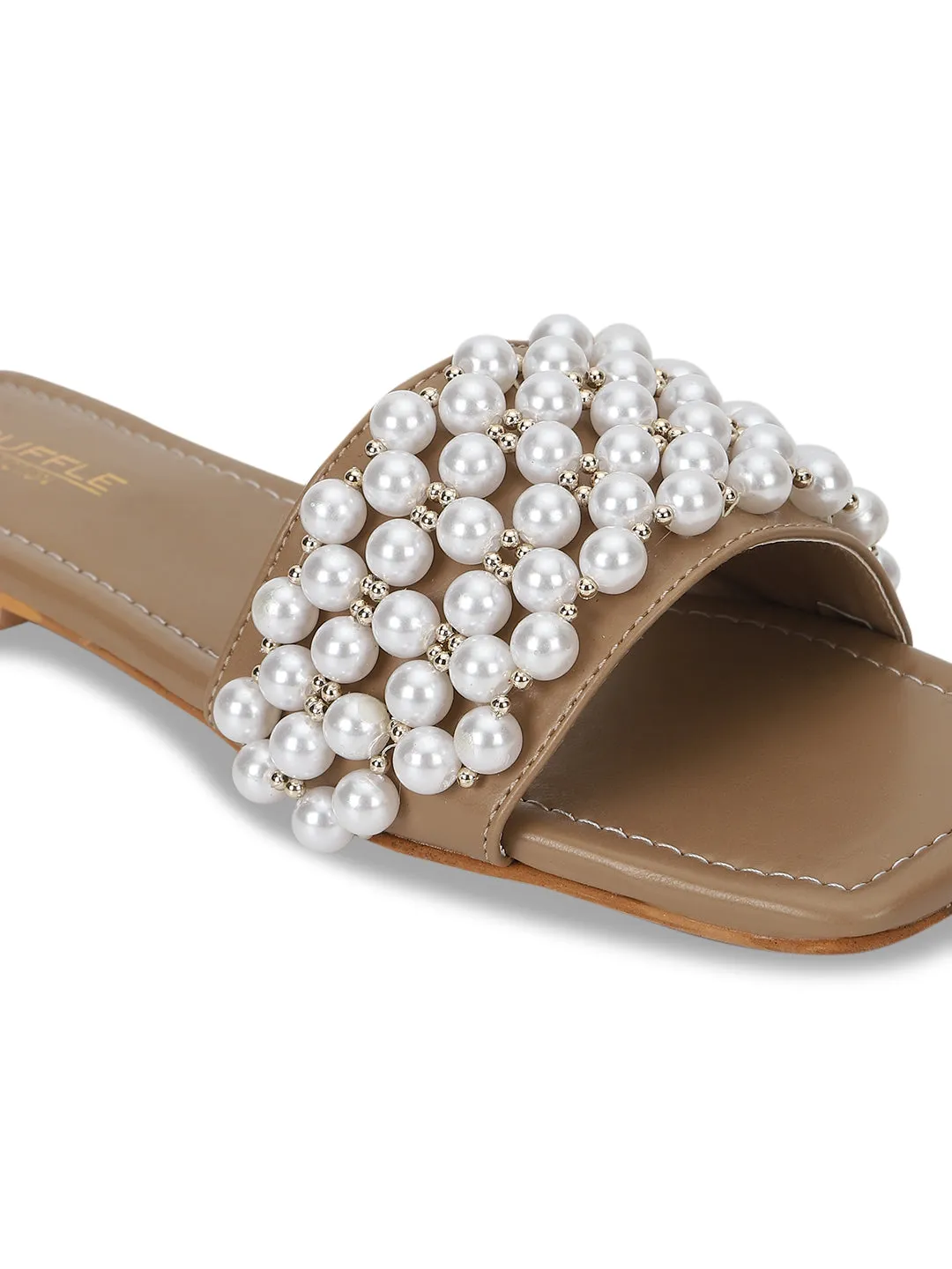 Escarpins Slip-On en PU Beige Foncé (TC-KL004-DBEIG)