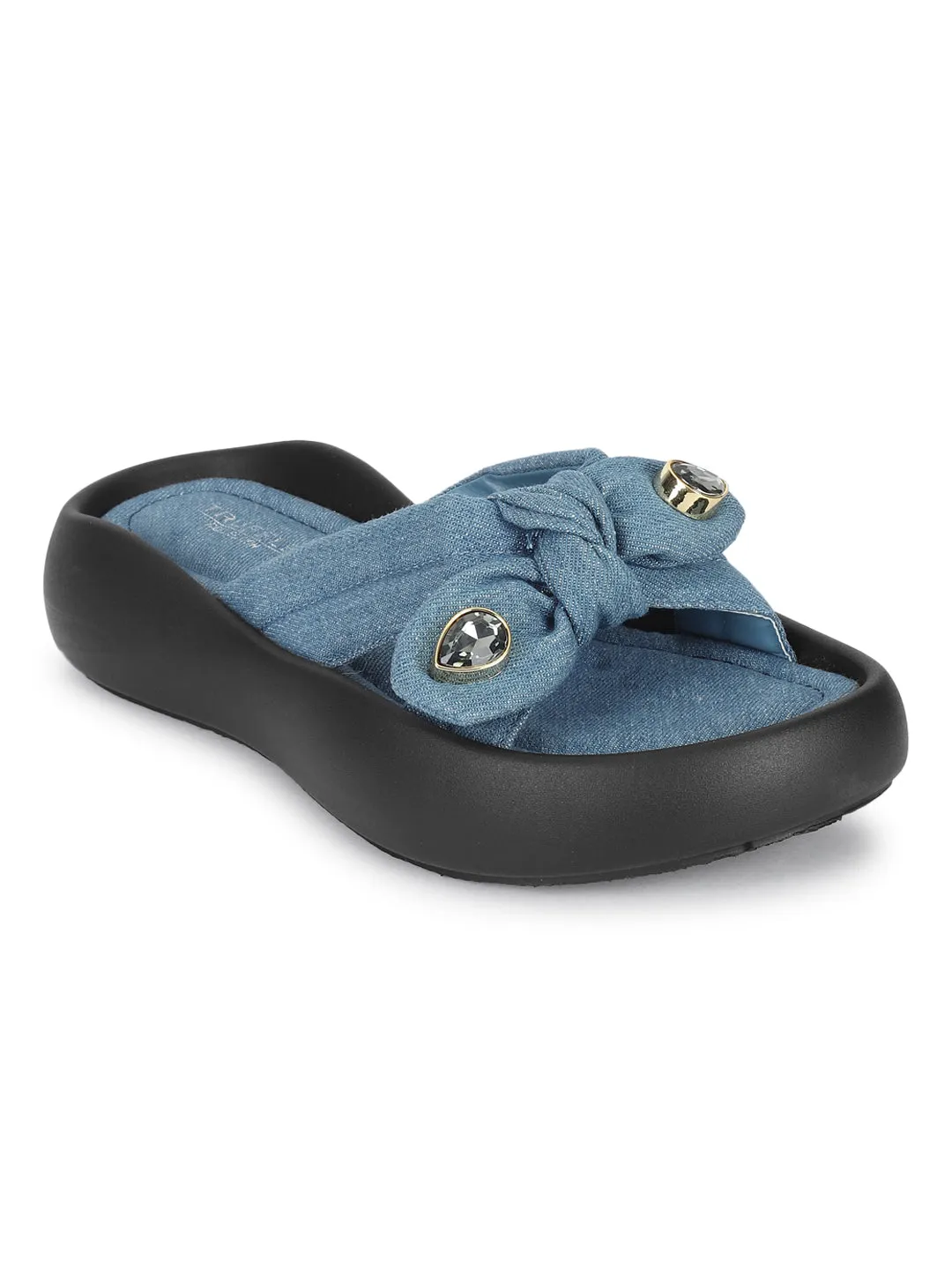 Ballerines élégantes Denim Blue Diamond (TC-RS3587-DNM)