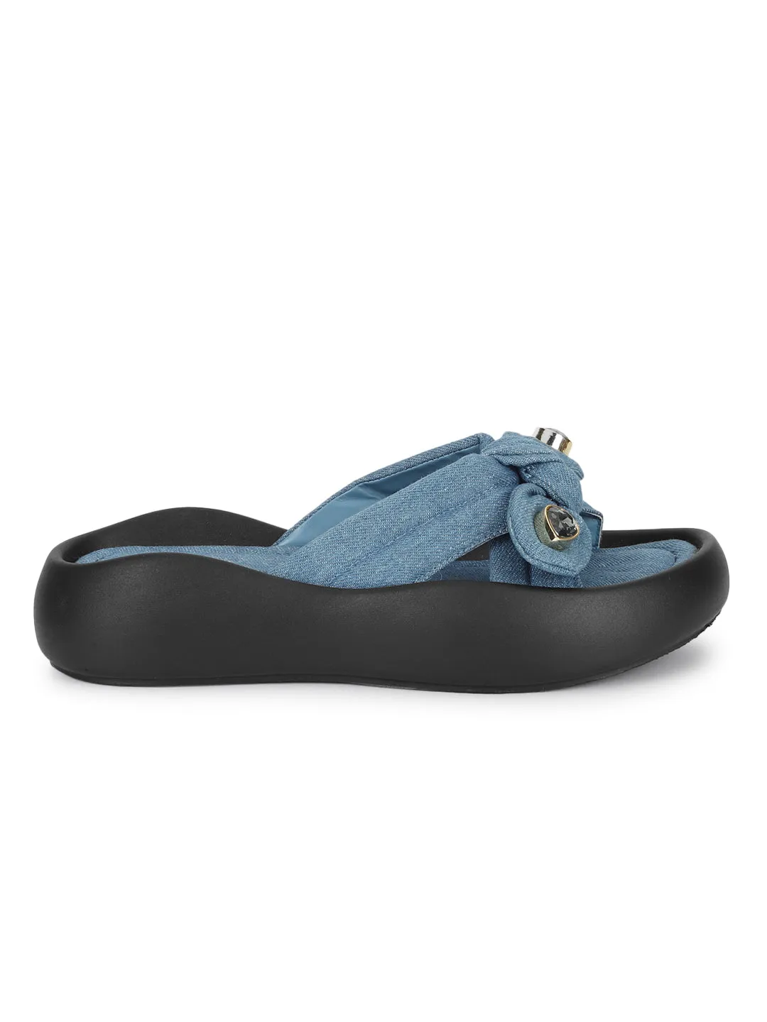 Ballerines élégantes Denim Blue Diamond (TC-RS3587-DNM)
