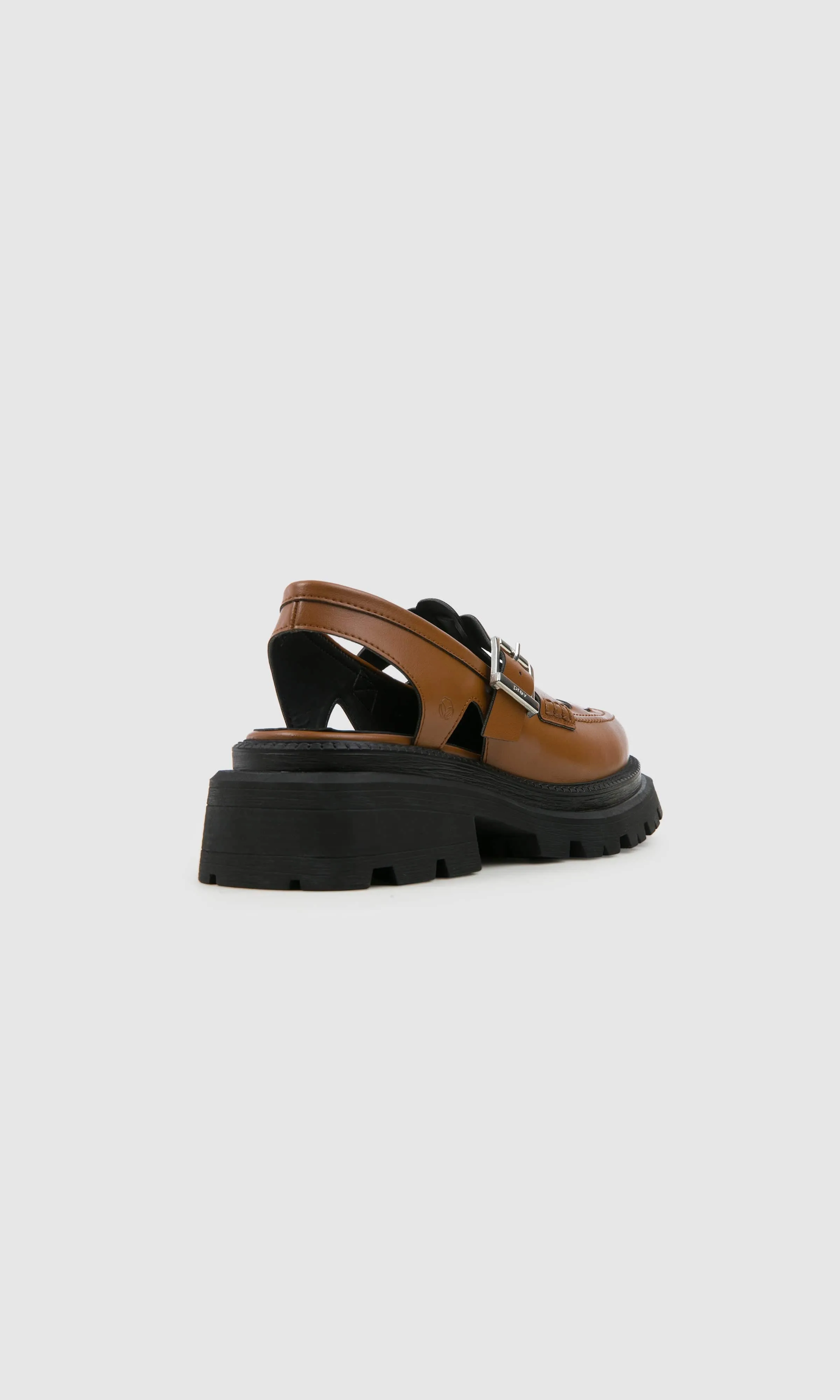 Chaussures Plateforme Véganes en Cuir de Pomme Dorothy | Gingembre