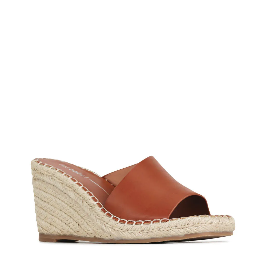 SANDALES À ESPADRILLES À TALON EADA