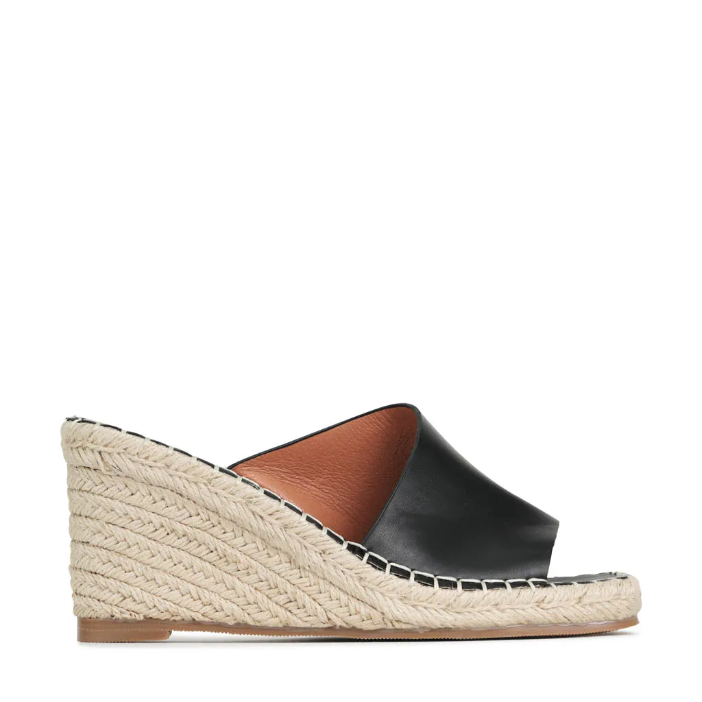 SANDALES À ESPADRILLES À TALON EADA