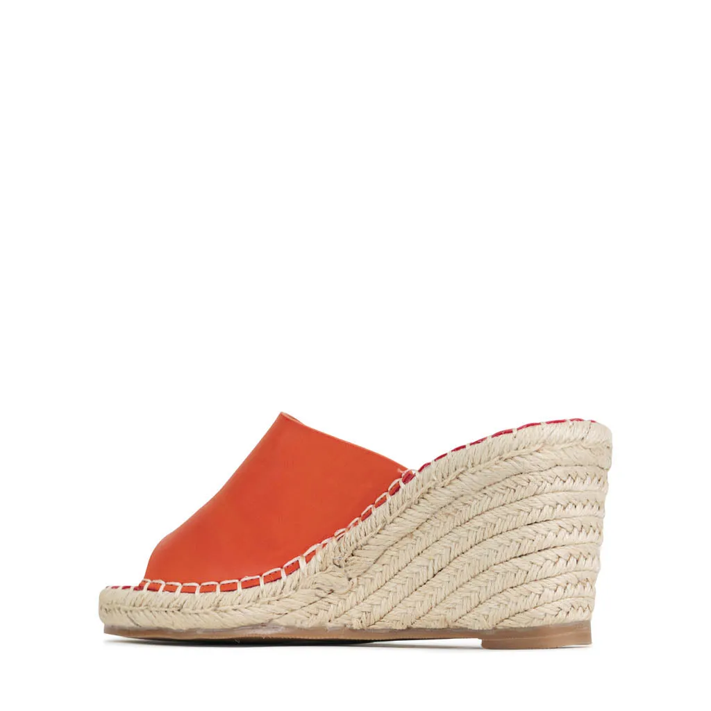 SANDALES À ESPADRILLES À TALON EADA