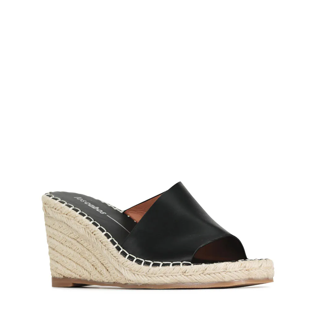 SANDALES À ESPADRILLES À TALON EADA