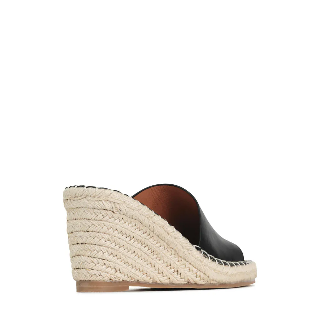 SANDALES À ESPADRILLES À TALON EADA