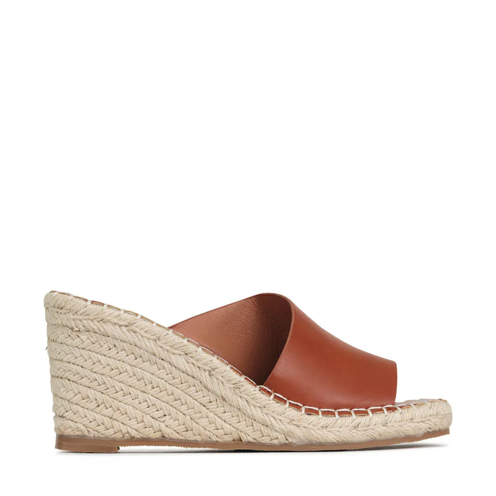 SANDALES À ESPADRILLES À TALON EADA