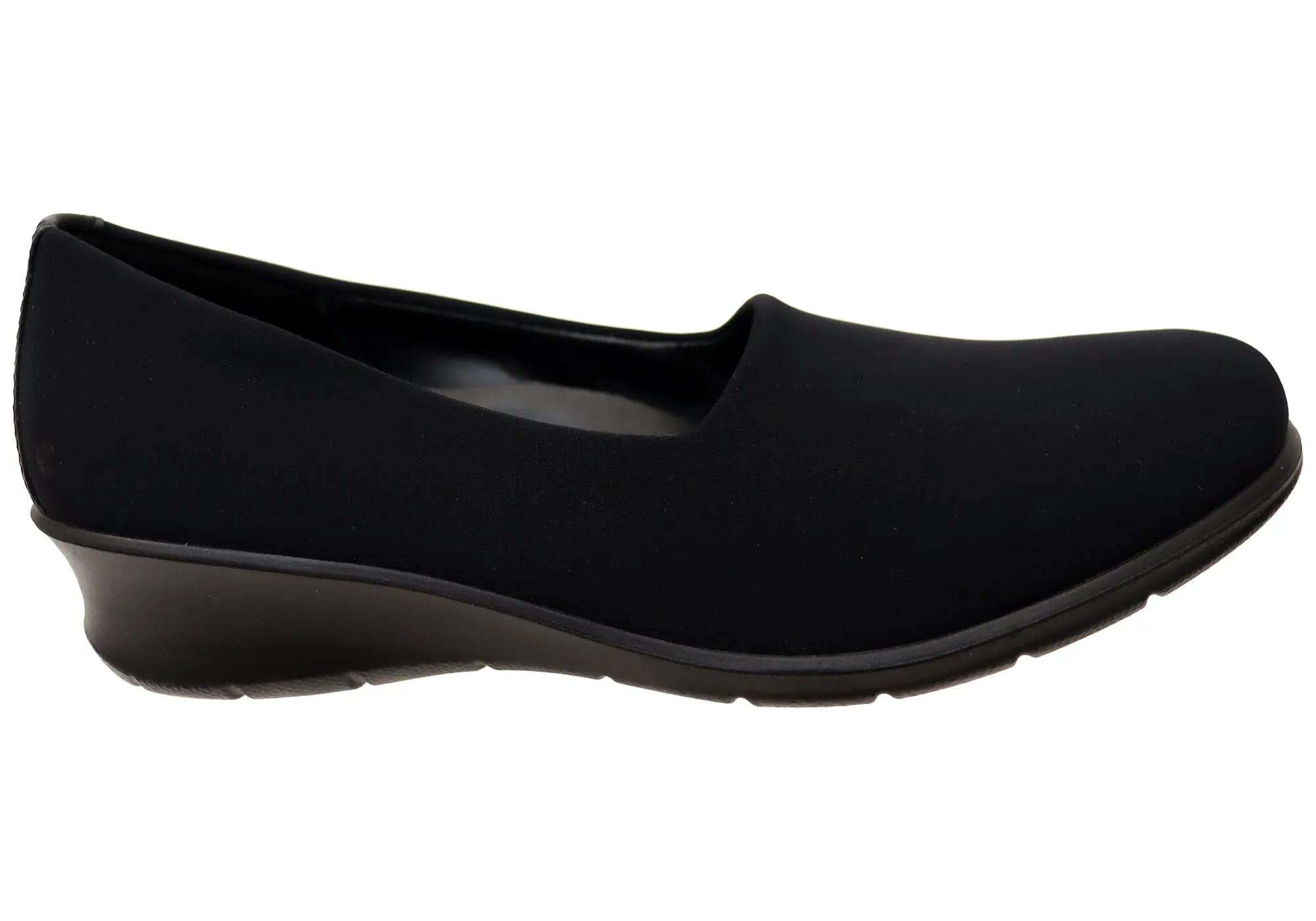 ECCO Felicia Chaussures Femmes Confortables en Textile Élastique à Enfiler