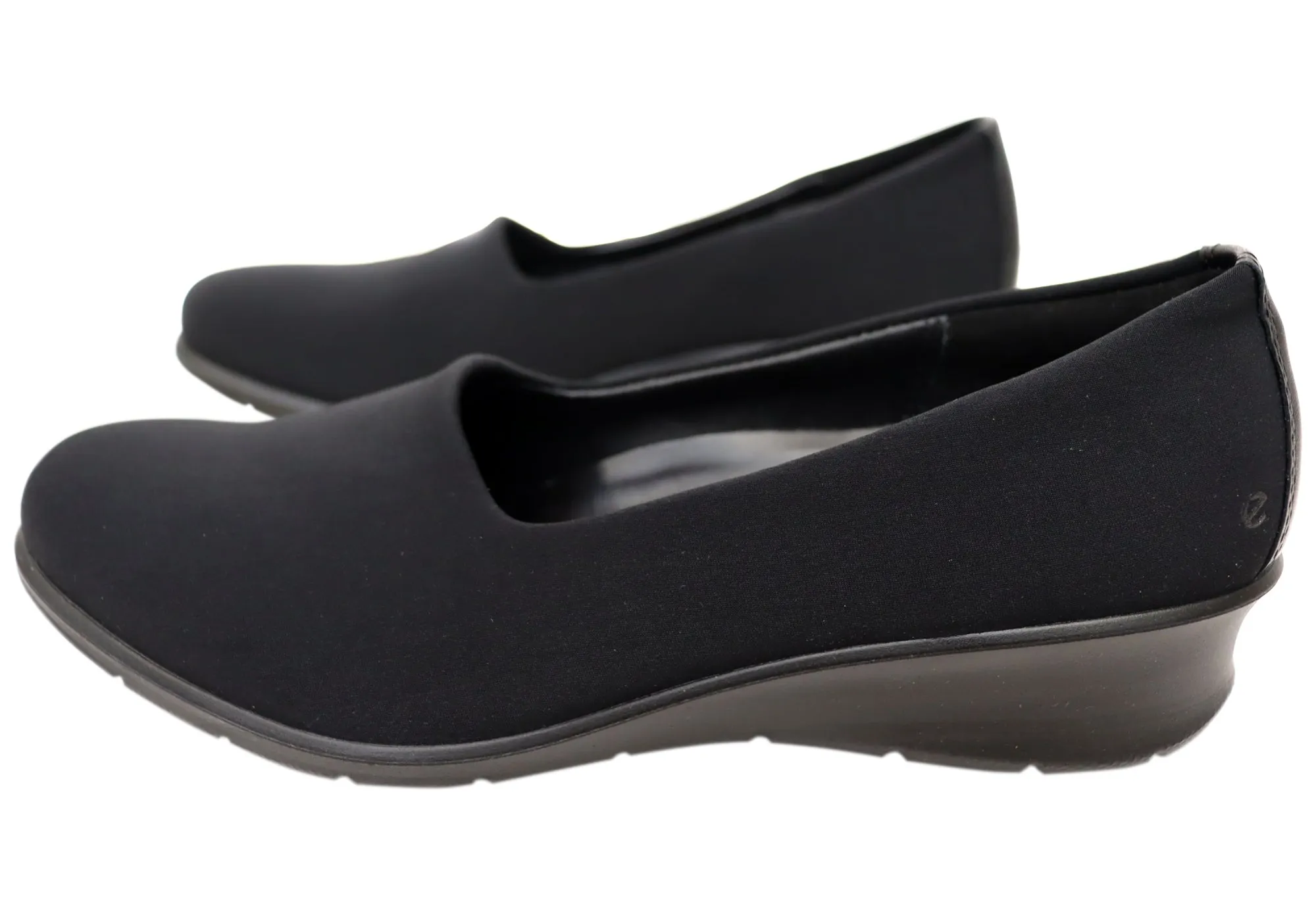 ECCO Felicia Chaussures Femmes Confortables en Textile Élastique à Enfiler