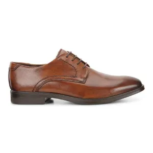 Ecco Men's 621634 Cravate Melbourne en Cuir Brun