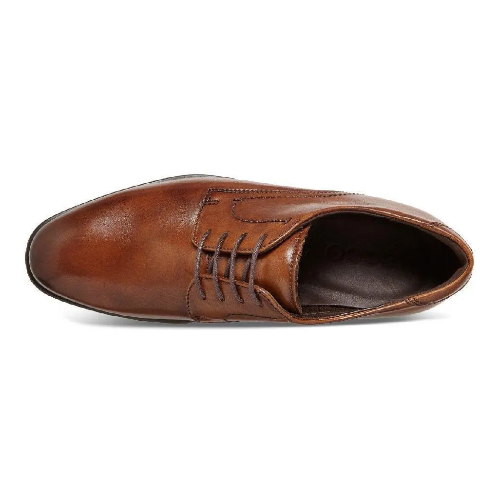 Ecco Men's 621634 Cravate Melbourne en Cuir Brun