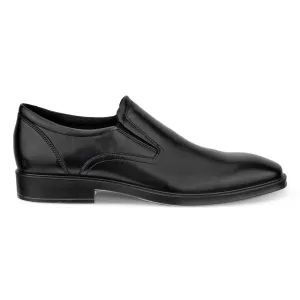 Ecco Hommes Metropole Milan en Cuir Noir