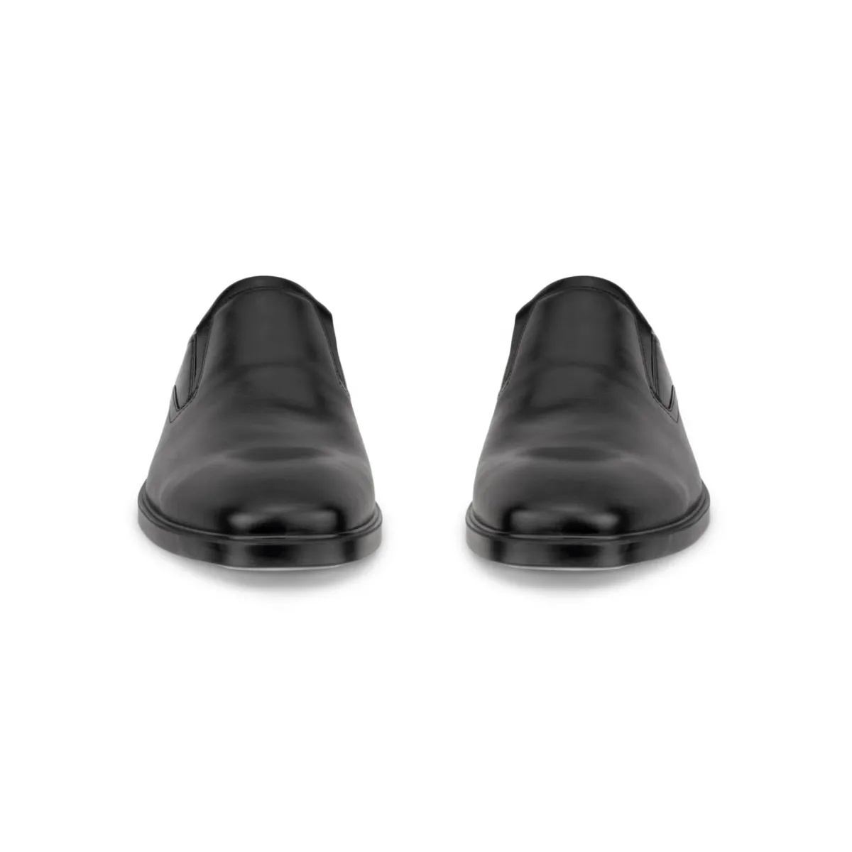 Ecco Hommes Metropole Milan en Cuir Noir