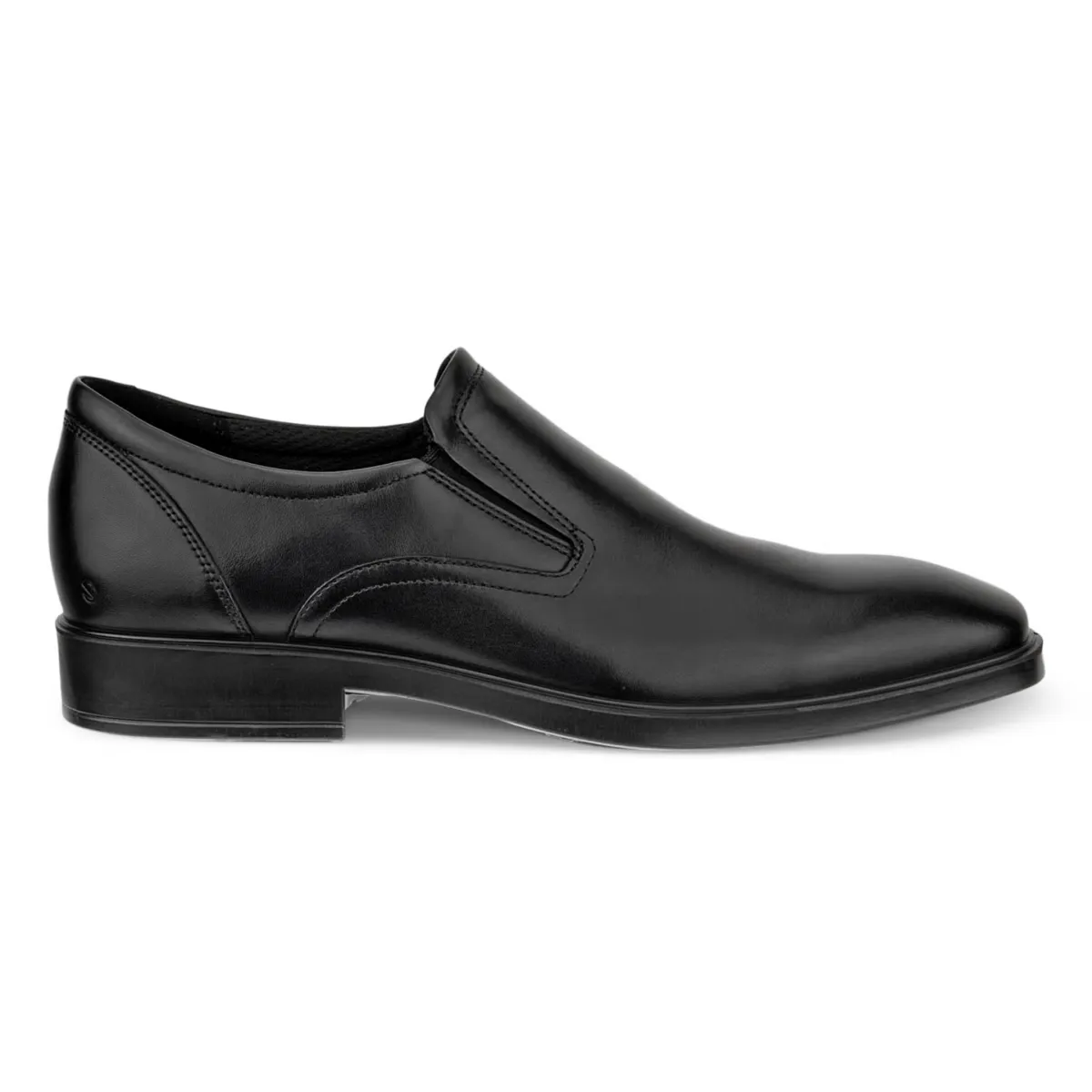 Ecco Hommes Metropole Milan en Cuir Noir