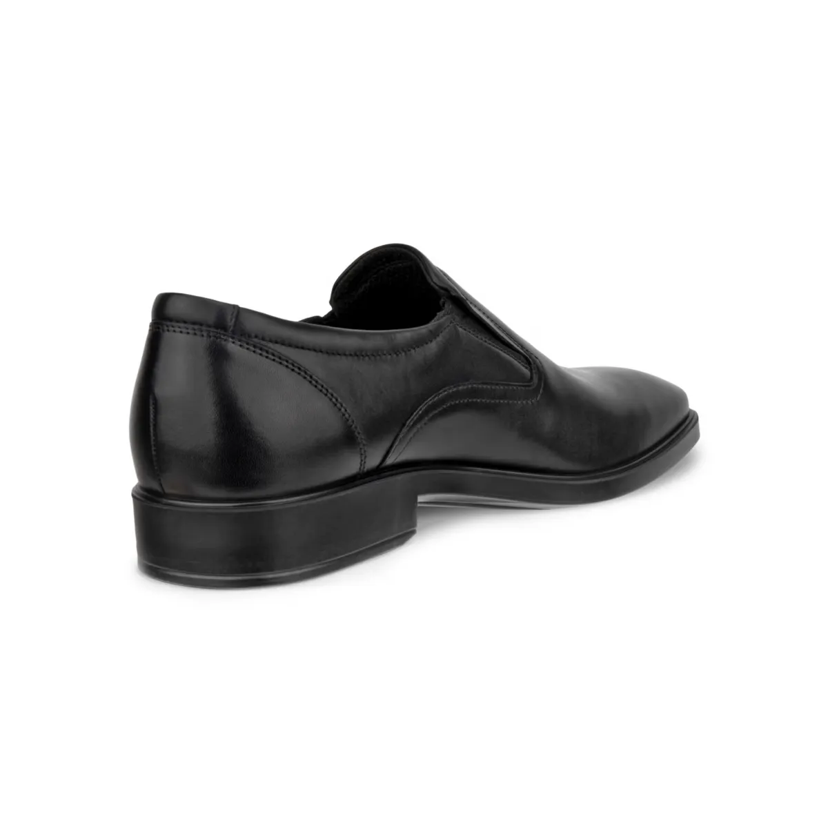 Ecco Hommes Metropole Milan en Cuir Noir