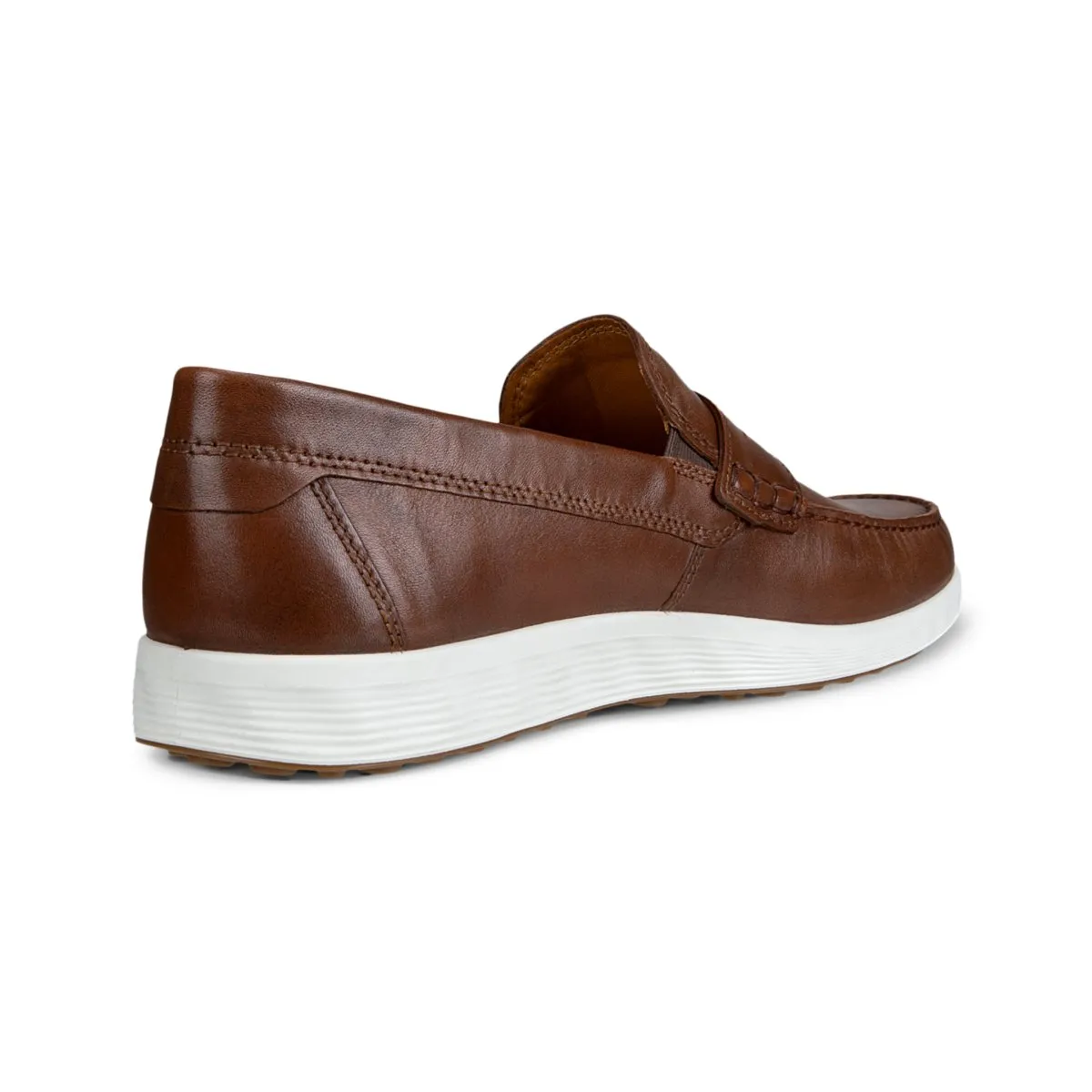 Ecco Moc Lite S pour Homme en Cuir Marron