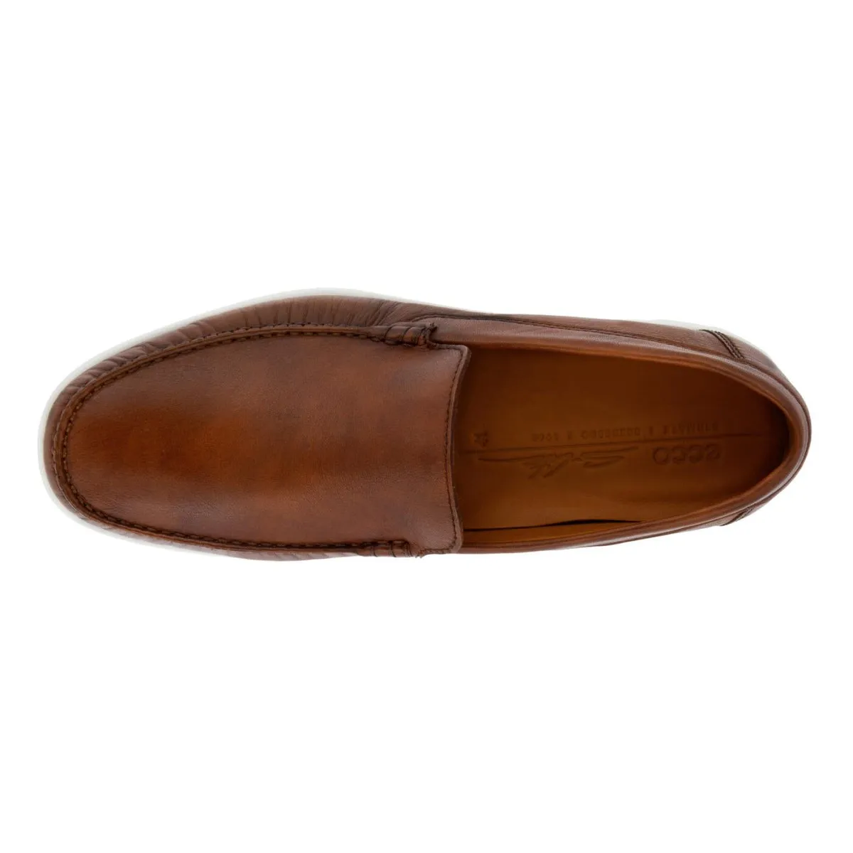 ECCO Moc Classique Cognac Léger pour Hommes