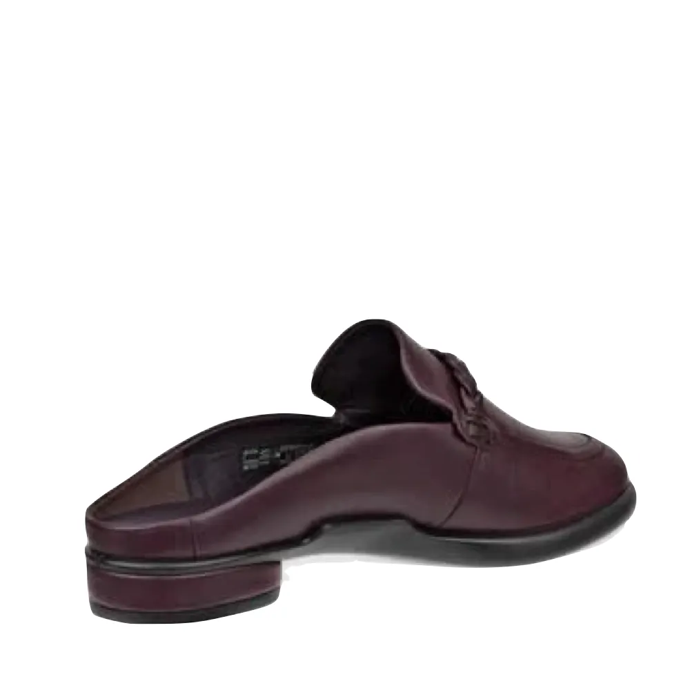 Mule en cuir sculpté LX pour femme Ecco en figue